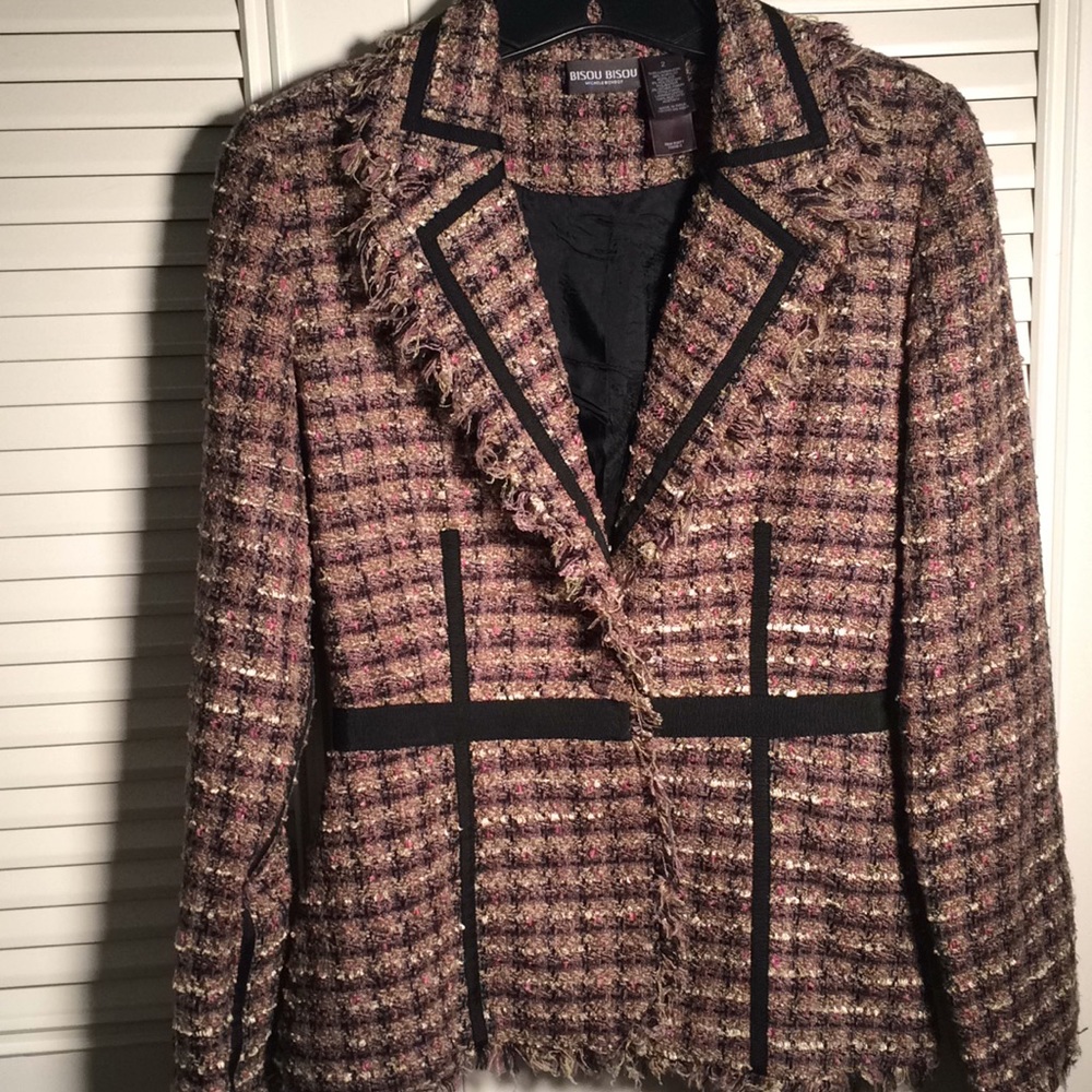 Jacket 2, Bisou Bisou Nubby Woven Snappy Jacket 💋